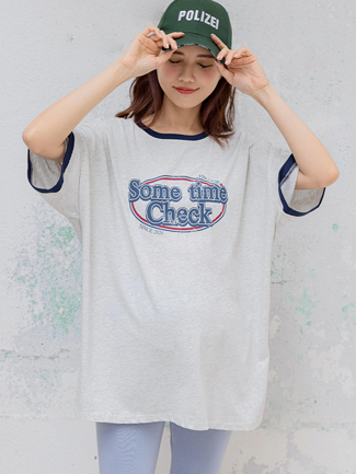 孕婦裝。美式Some time長版棉T