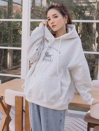 孕婦裝。連帽滑板狗狗棉T