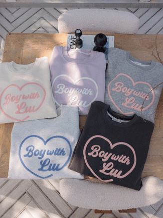 孕婦裝。QQ毛愛心Boy棉T