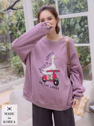 韓國空運。機車鵝內刷毛棉上衣(暖厚)