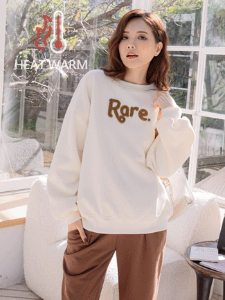 孕婦裝。Rare立體字寶寶絨棉T(厚暖)