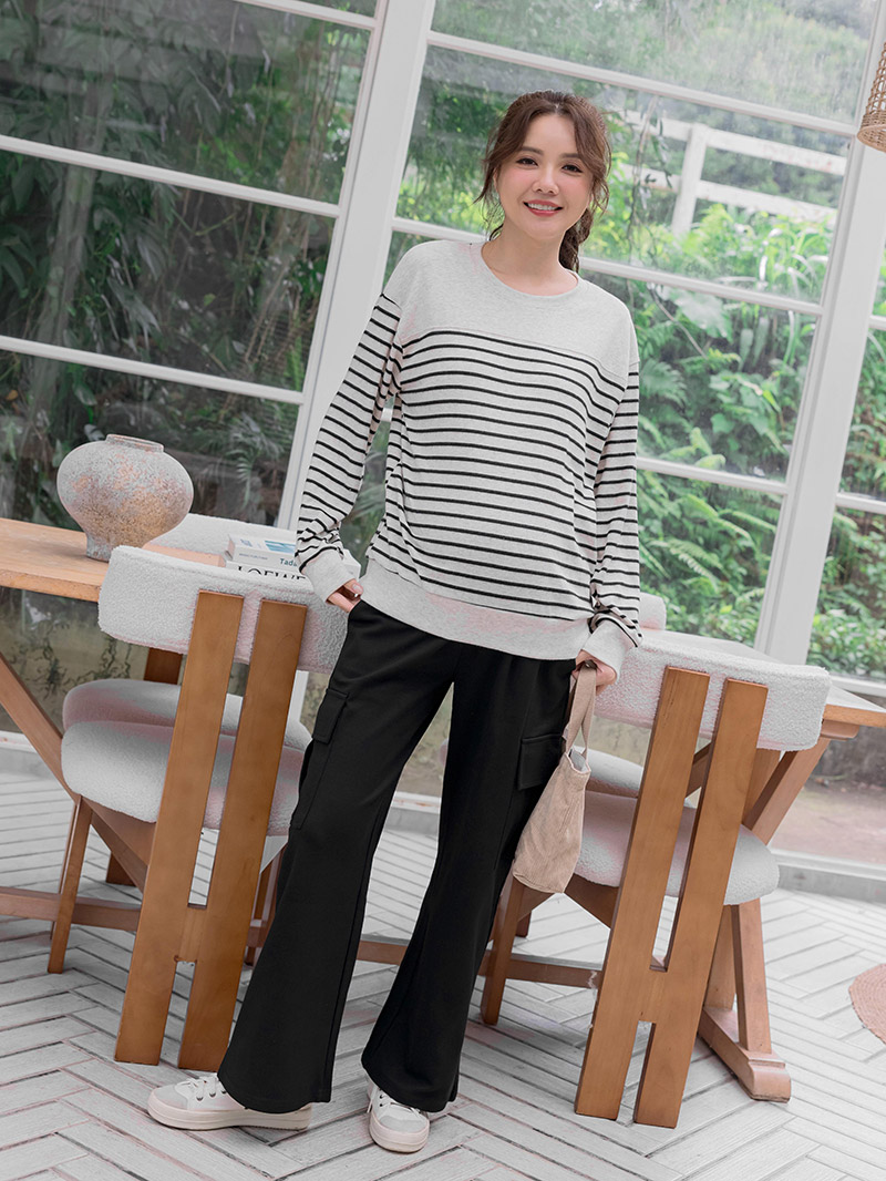 棠棠媽咪孕婦裝,工作褲,休閒棉褲,百搭推薦,新手媽咪,懷孕穿搭