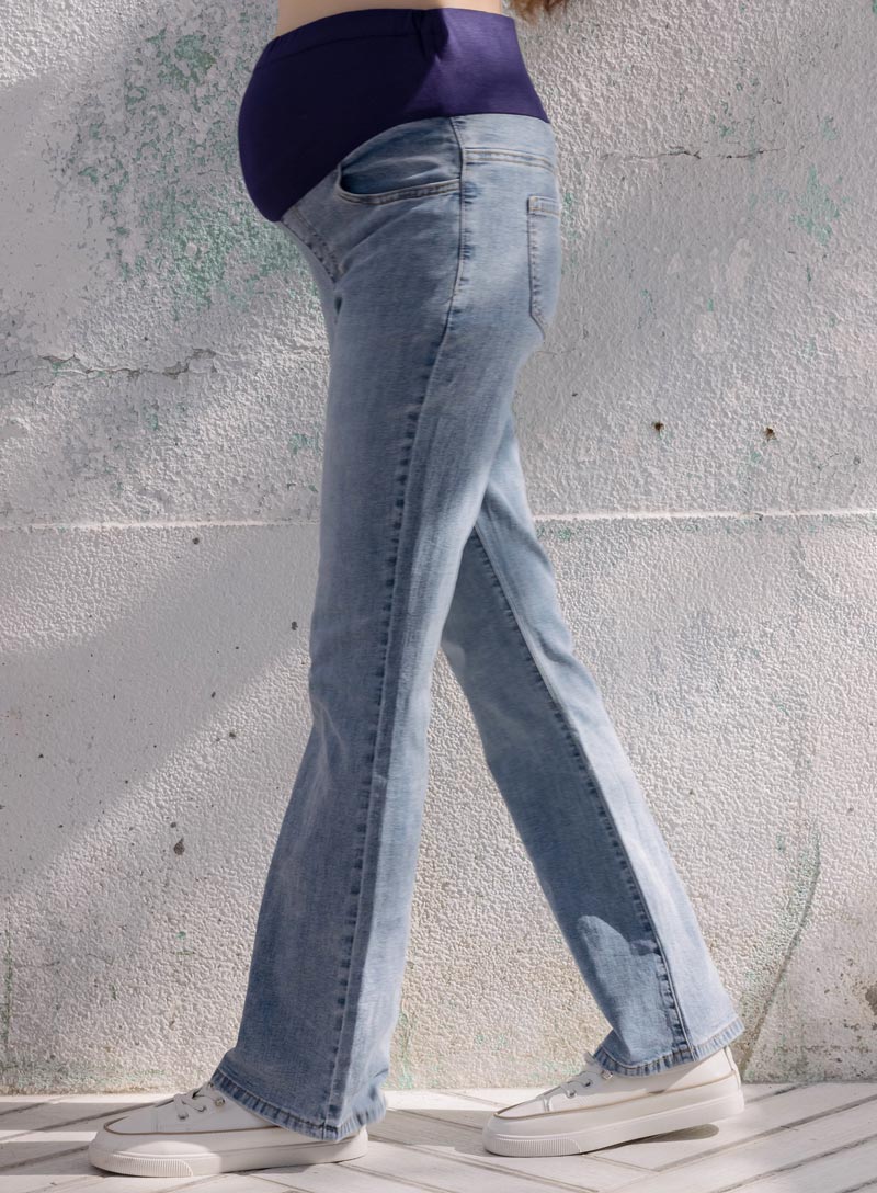 棠棠媽咪孕婦裝,孕婦牛仔褲,喇叭褲,現貨供應,孕婦裝推薦