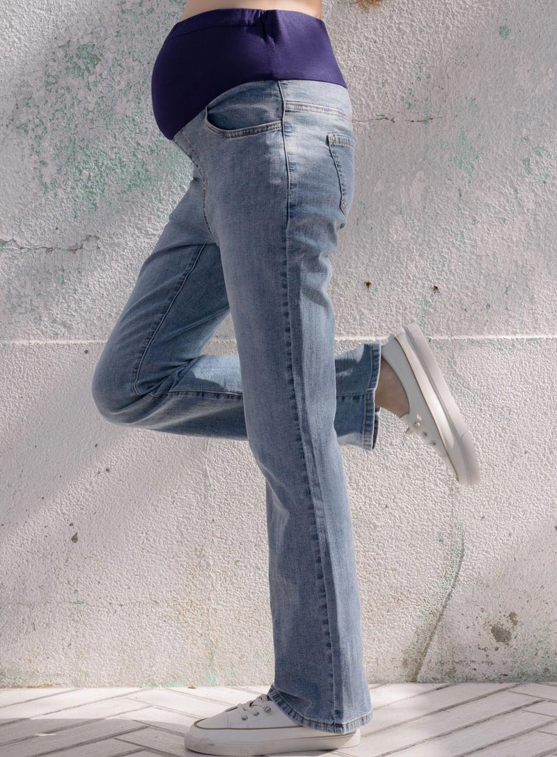 棠棠媽咪孕婦裝,孕婦牛仔褲,喇叭褲,現貨供應,孕婦裝推薦