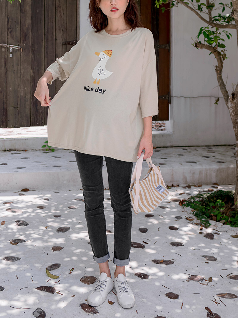 棠棠媽咪孕婦裝,深色,微彈,孕婦褲,懷孕穿搭