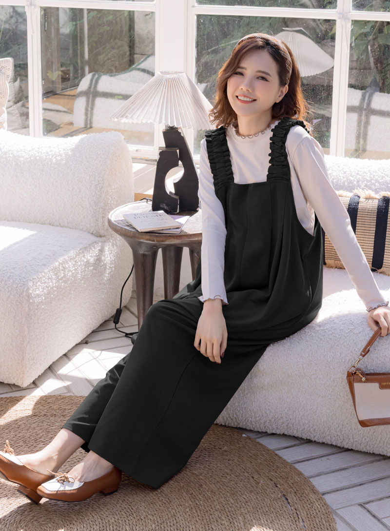 棠棠媽咪孕婦裝,吊帶寬褲,彈力布,孕婦推薦,孕婦裝哪裡買