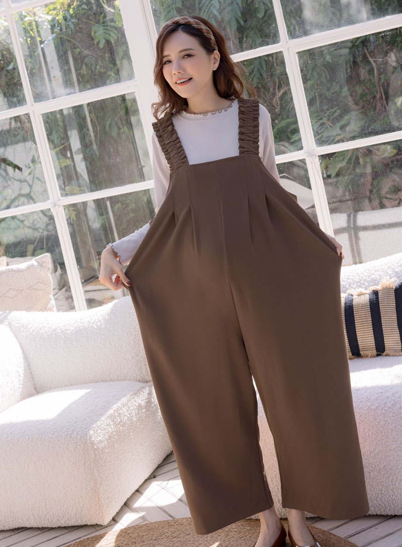 棠棠媽咪孕婦裝,吊帶寬褲,彈力布,孕婦推薦,孕婦裝哪裡買