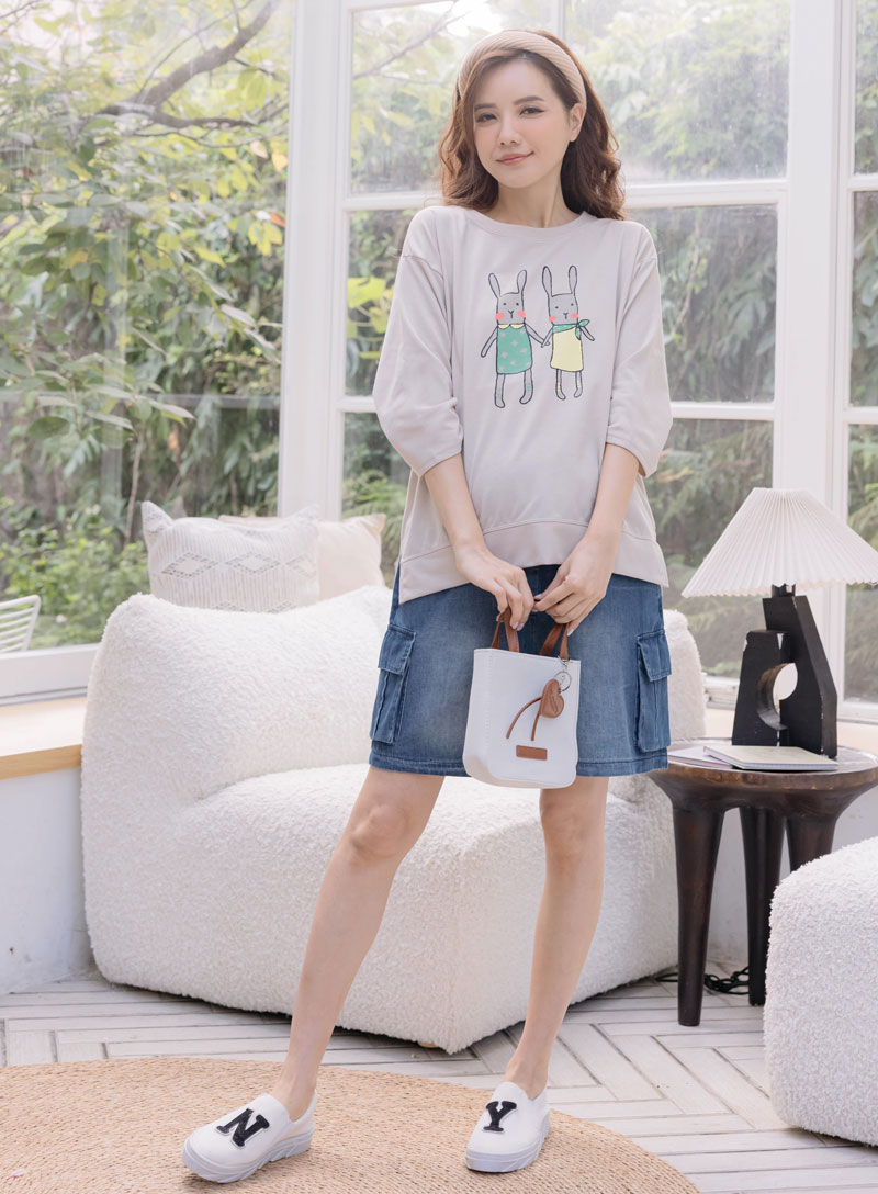 棠棠媽咪孕婦裝,水洗牛仔,孕婦短裙,現貨供應,孕婦裝哪裡買
