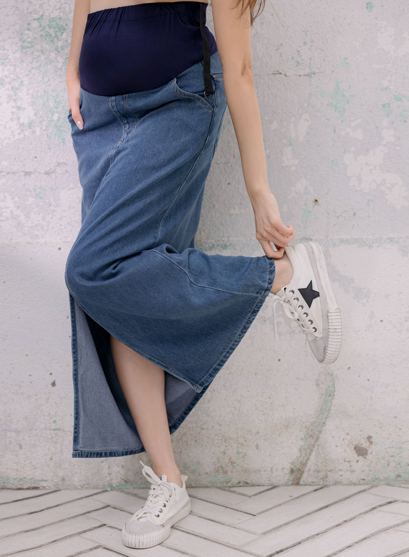 棠棠媽咪孕婦裝,孕婦牛仔裙,舒適,調整帶,孕婦裝哪裡買
