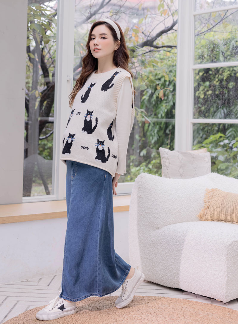 棠棠媽咪孕婦裝,孕婦牛仔裙,舒適,調整帶,孕婦裝哪裡買