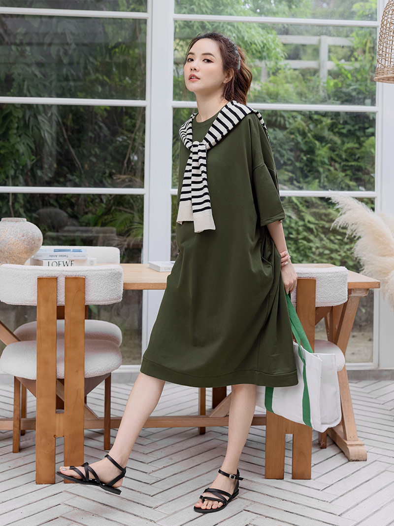 棠棠媽咪孕婦裝,韓國空運,簡約,素面洋裝,孕婦裝哪裡買