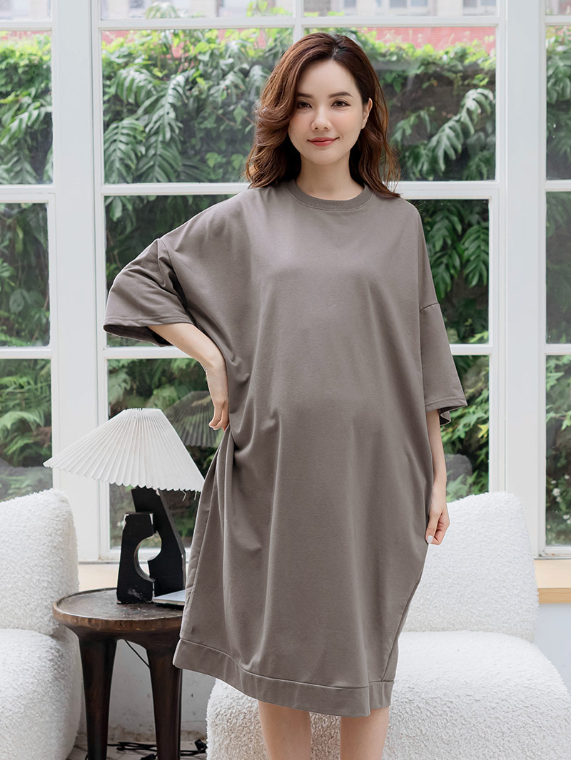 棠棠媽咪孕婦裝,韓國空運,簡約,素面洋裝,孕婦裝哪裡買