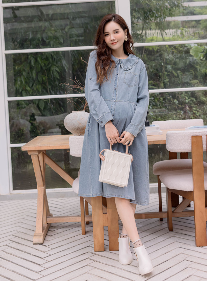 棠棠媽咪孕婦裝,孕婦洋裝,水洗牛仔,孕婦裝哪裡買