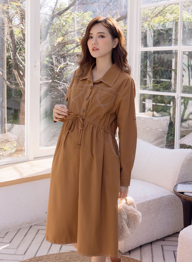 棠棠媽咪孕婦裝,長袖洋裝,韓系,孕婦推薦,孕婦裝哪裡買