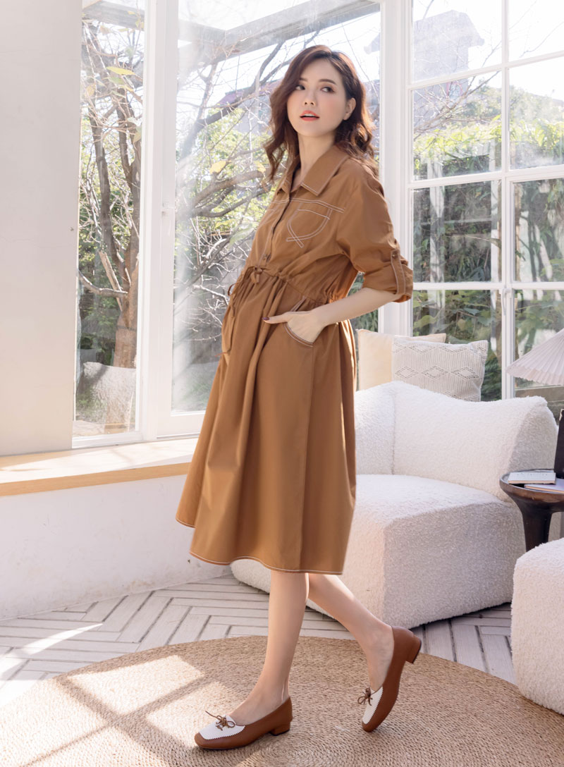 棠棠媽咪孕婦裝,長袖洋裝,韓系,孕婦推薦,孕婦裝哪裡買