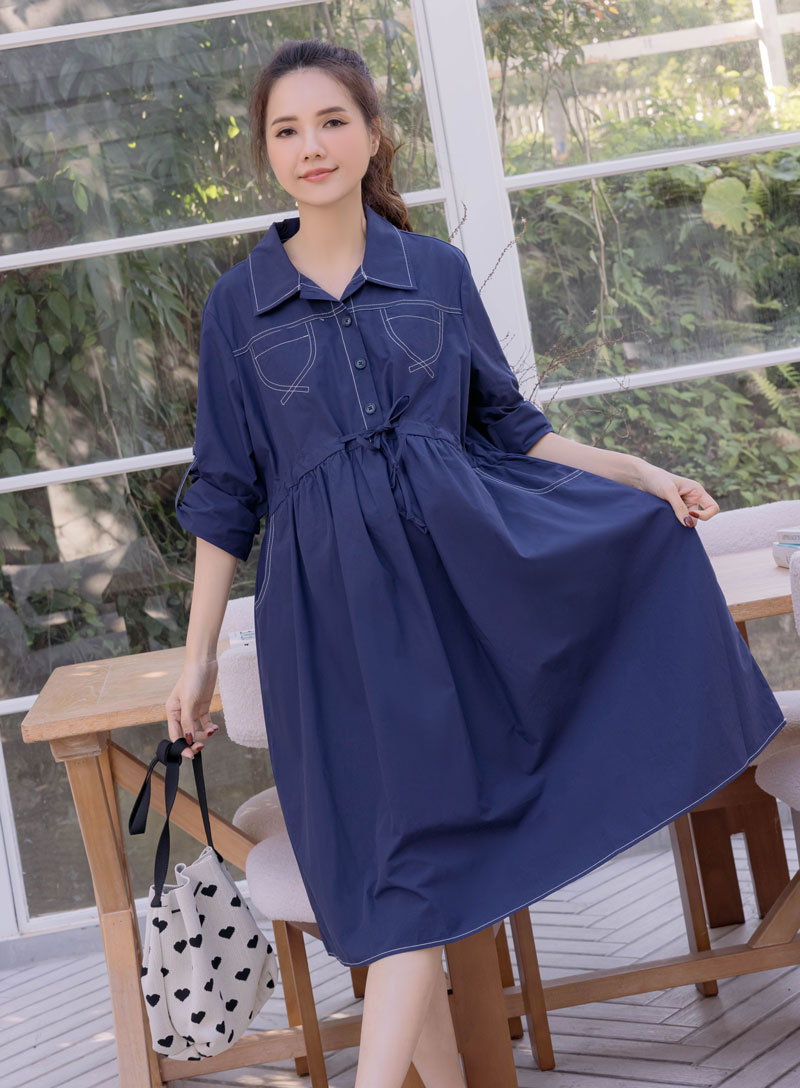 棠棠媽咪孕婦裝,長袖洋裝,韓系,孕婦推薦,孕婦裝哪裡買