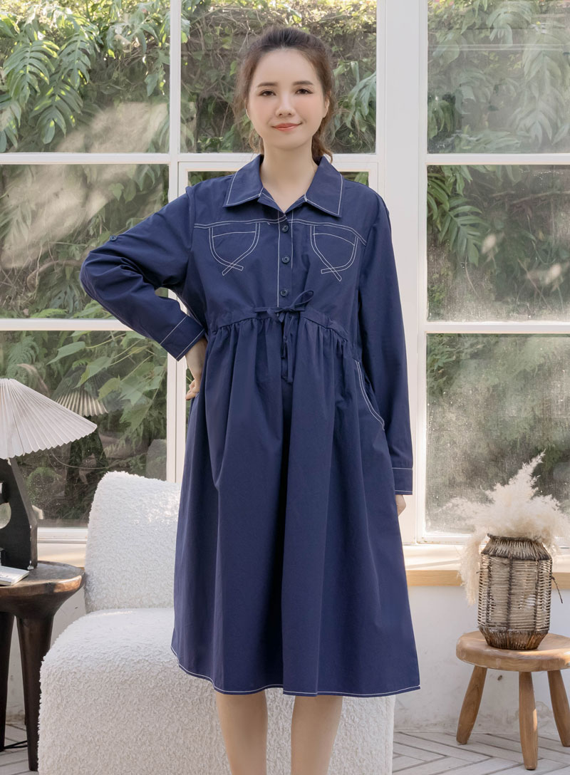 棠棠媽咪孕婦裝,長袖洋裝,韓系,孕婦推薦,孕婦裝哪裡買