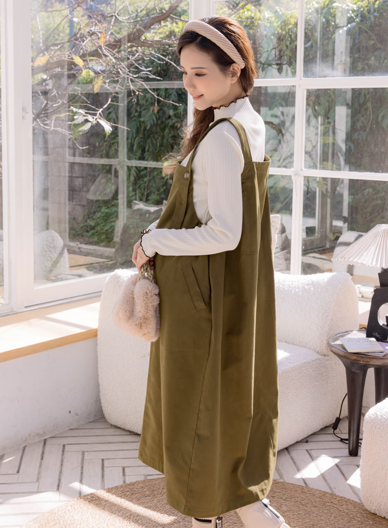 棠棠媽咪孕婦裝,孕婦吊帶,腰圍可調整,四季,現貨供應