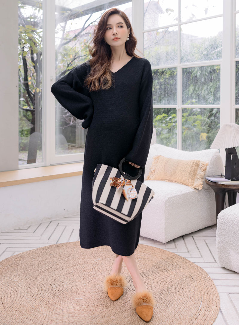 棠棠媽咪孕婦裝,孕婦洋裝,秋冬,針織,現貨供應