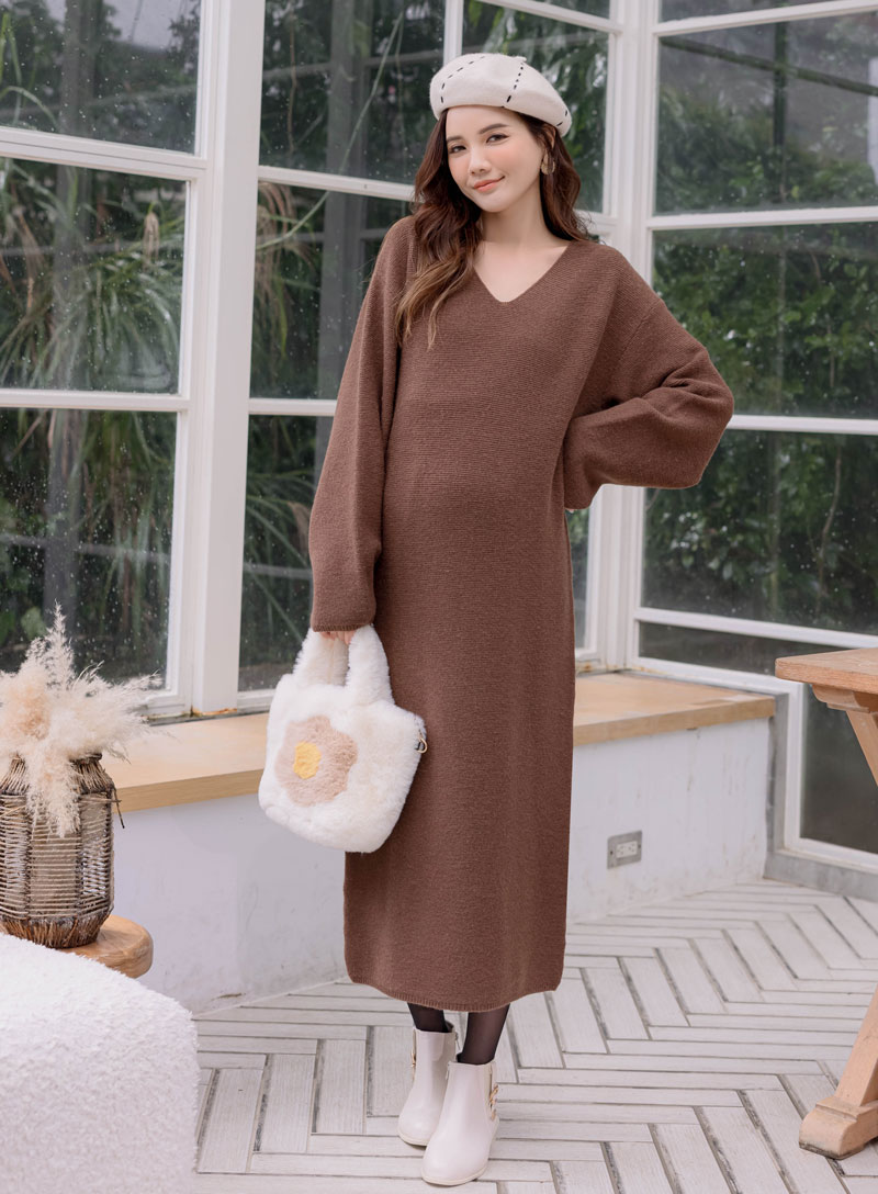 棠棠媽咪孕婦裝,孕婦洋裝,秋冬,針織,現貨供應