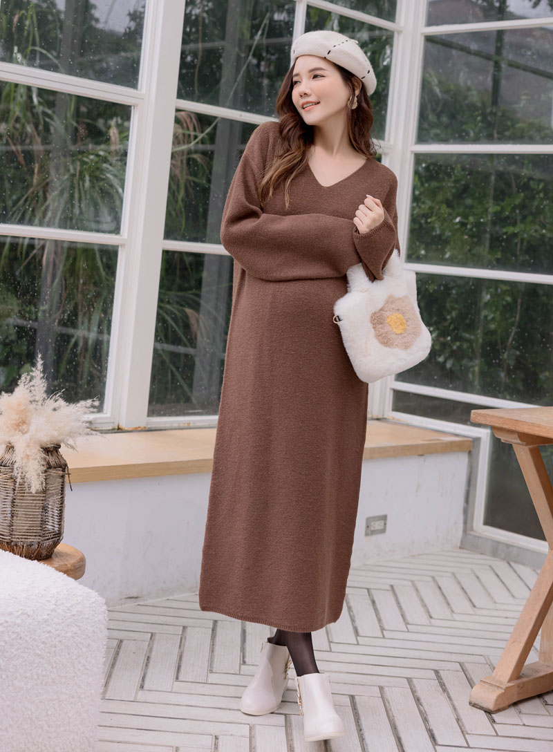 棠棠媽咪孕婦裝,孕婦洋裝,秋冬,針織,現貨供應