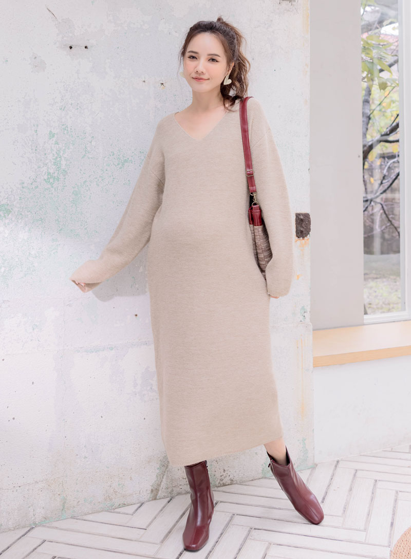 棠棠媽咪孕婦裝,孕婦洋裝,秋冬,針織,現貨供應