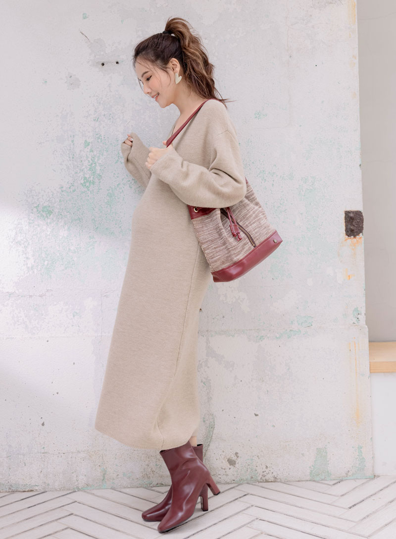 棠棠媽咪孕婦裝,孕婦洋裝,秋冬,針織,現貨供應