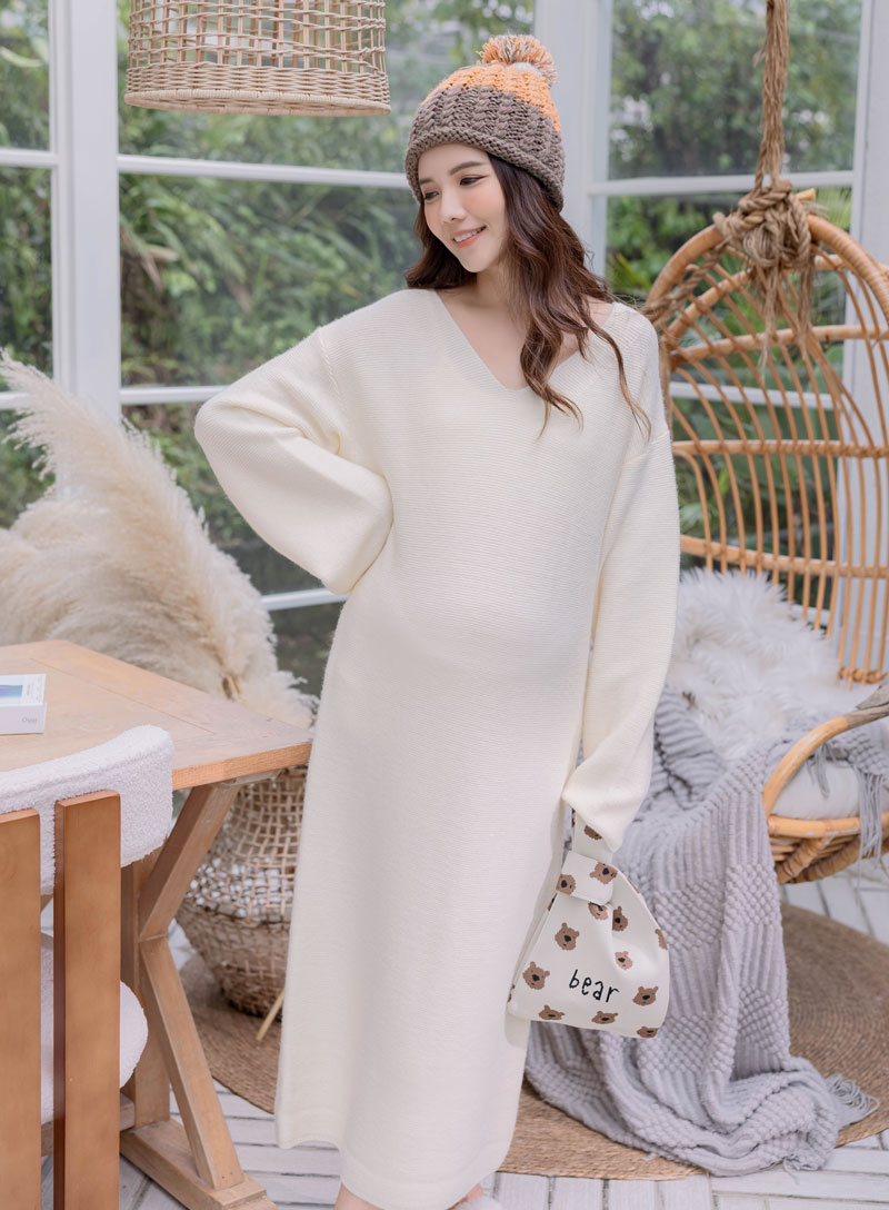 棠棠媽咪孕婦裝,孕婦洋裝,秋冬,針織,現貨供應