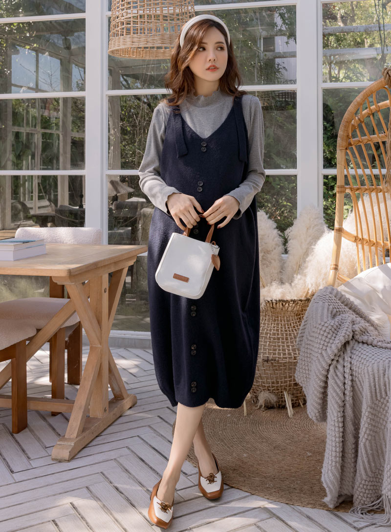 棠棠媽咪孕婦裝,吊帶裙,針織,百搭,保暖,懷孕推薦,孕婦裝哪裡買
