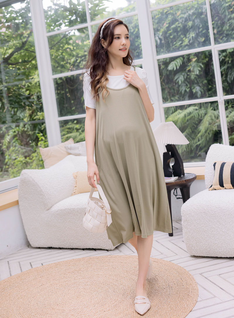 棠棠媽咪孕婦裝,春夏,孕婦吊帶裙,懷孕推薦