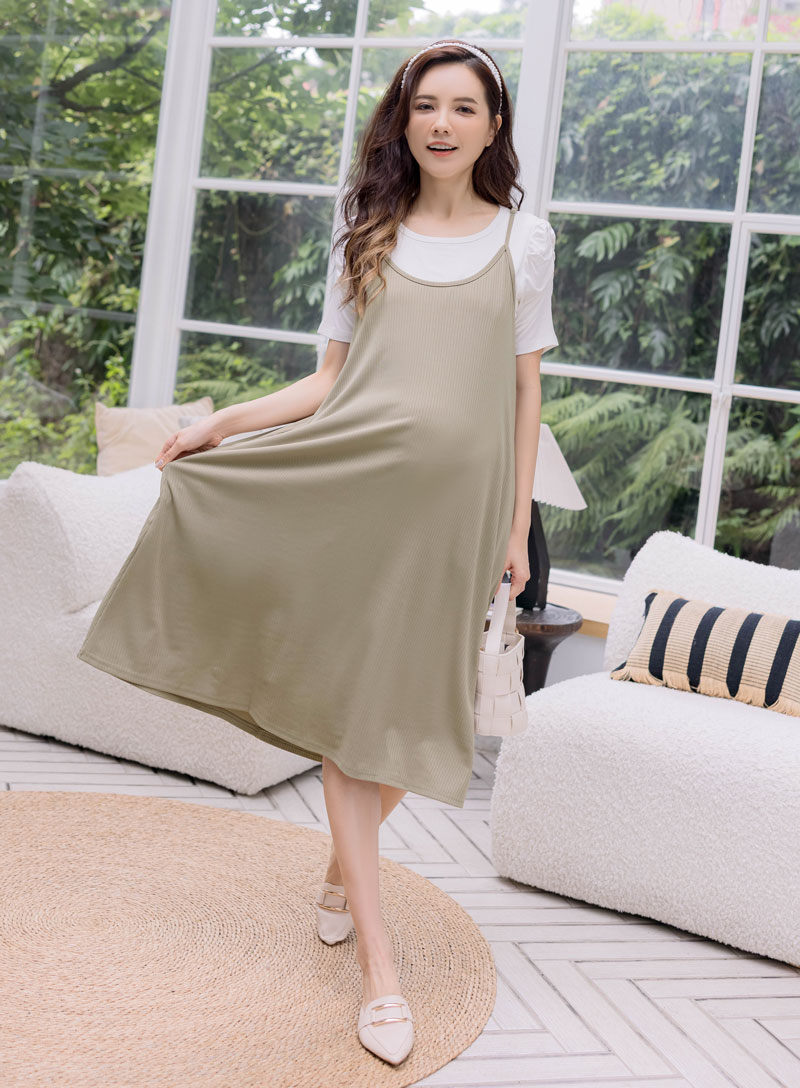 棠棠媽咪孕婦裝,春夏,孕婦吊帶裙,懷孕推薦