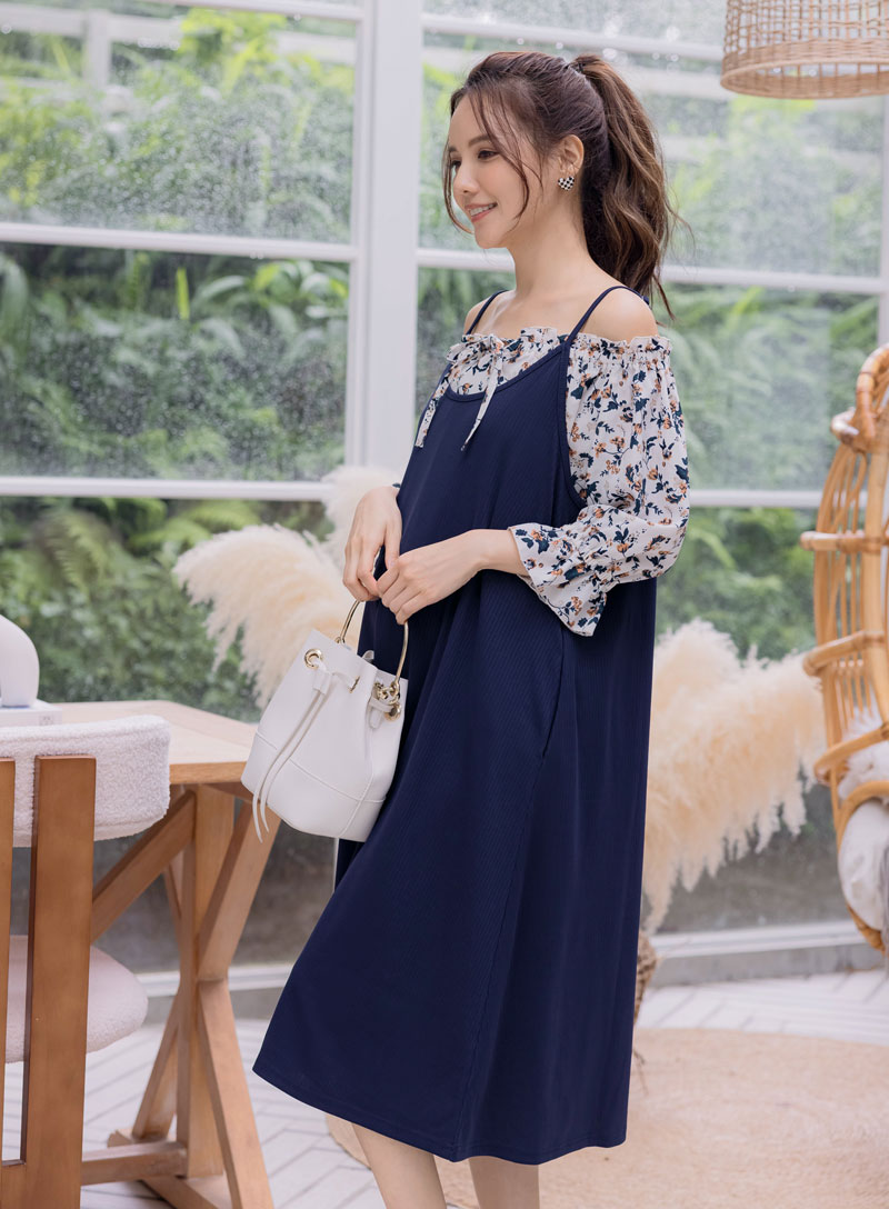 棠棠媽咪孕婦裝,春夏,孕婦吊帶裙,懷孕推薦