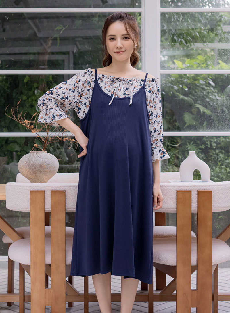 棠棠媽咪孕婦裝,春夏,孕婦吊帶裙,懷孕推薦