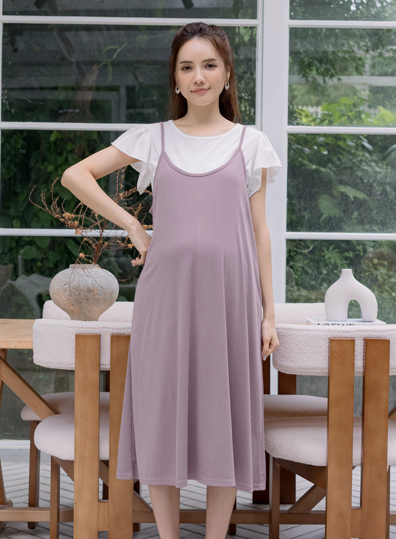 棠棠媽咪孕婦裝,春夏,孕婦吊帶裙,懷孕推薦