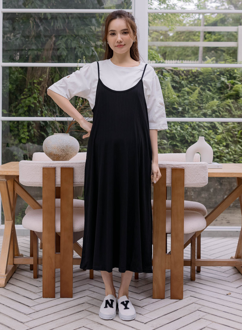 棠棠媽咪孕婦裝,新品上架,吊帶裙,孕婦裝,涼感,降溫單品,孕婦裝哪裡買