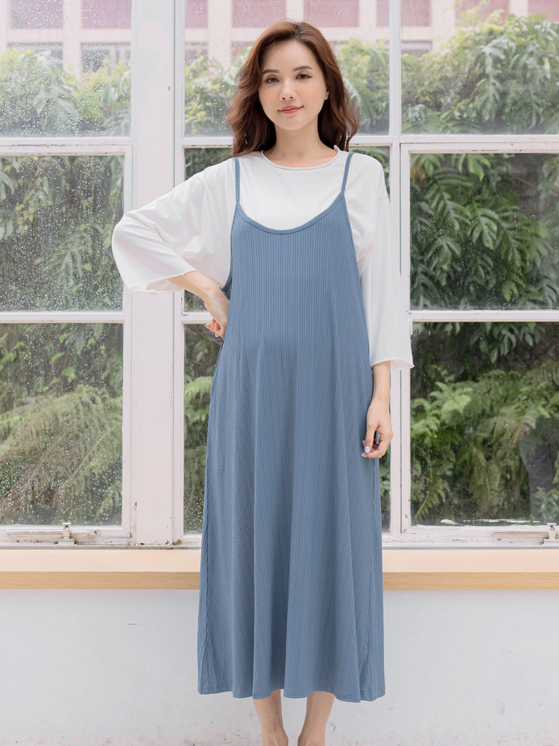 棠棠媽咪孕婦裝,韓系,吊帶裙,百搭,孕婦穿搭,孕婦裝哪裡買
