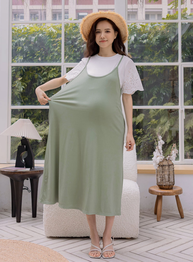 棠棠媽咪孕婦裝,韓系,吊帶裙,百搭,孕婦穿搭,孕婦裝哪裡買