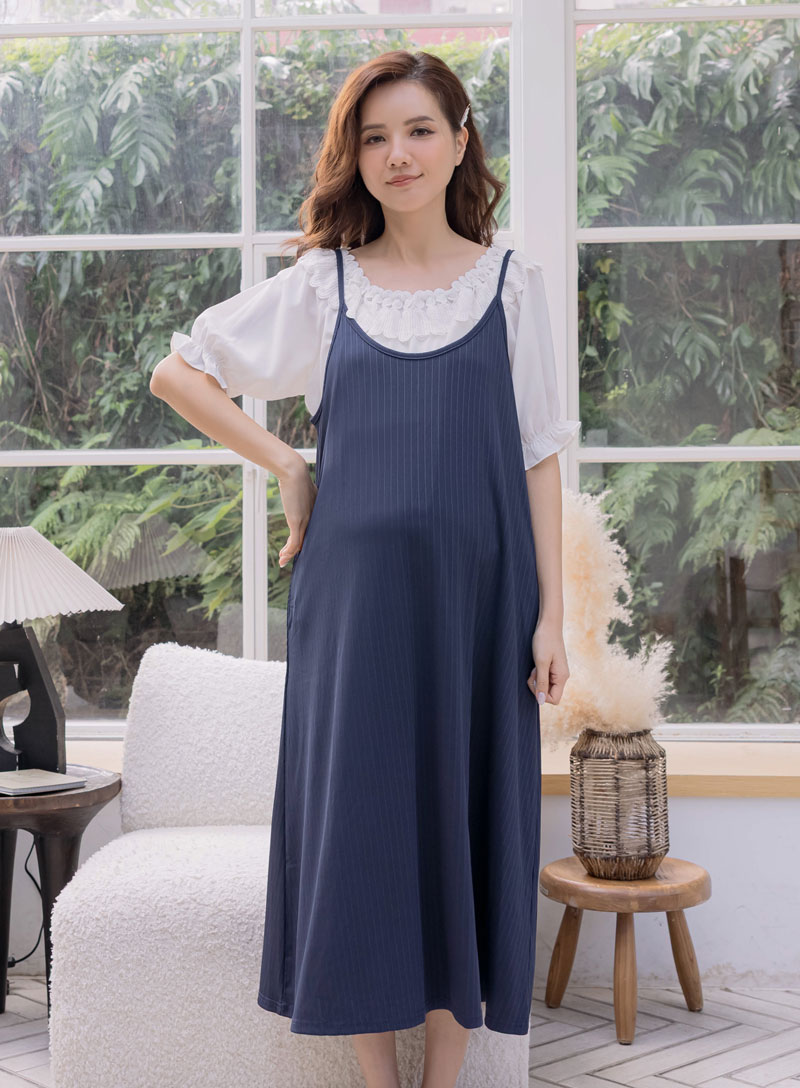 棠棠媽咪孕婦裝,韓系,吊帶裙,百搭,孕婦穿搭,孕婦裝哪裡買