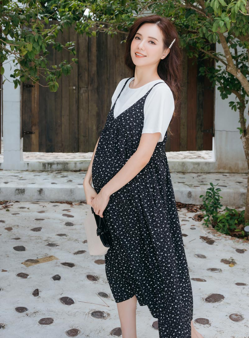 棠棠媽咪孕婦裝,吊帶裙,2件式,孕婦裝,懷孕推薦,孕婦裝哪裡買