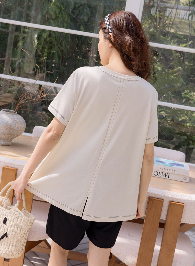 棠棠媽咪孕婦裝,時尚孕婦裝,上衣,春夏,簡約百搭,孕婦裝哪裡買