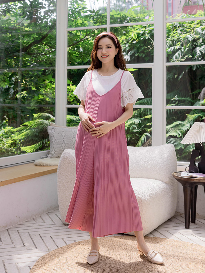 棠棠媽咪孕婦裝,孕婦裝,條紋,韓國空運,孕婦穿搭