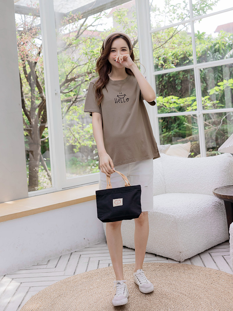 棠棠媽咪孕婦裝,微笑,韓國空運,輕薄,百搭推薦,孕婦首選,現貨供應