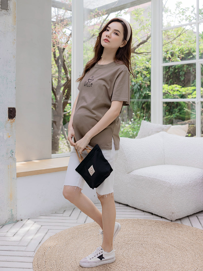 棠棠媽咪孕婦裝,微笑,韓國空運,輕薄,百搭推薦,孕婦首選,現貨供應