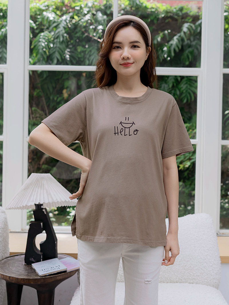 棠棠媽咪孕婦裝,微笑,韓國空運,輕薄,百搭推薦,孕婦首選,現貨供應