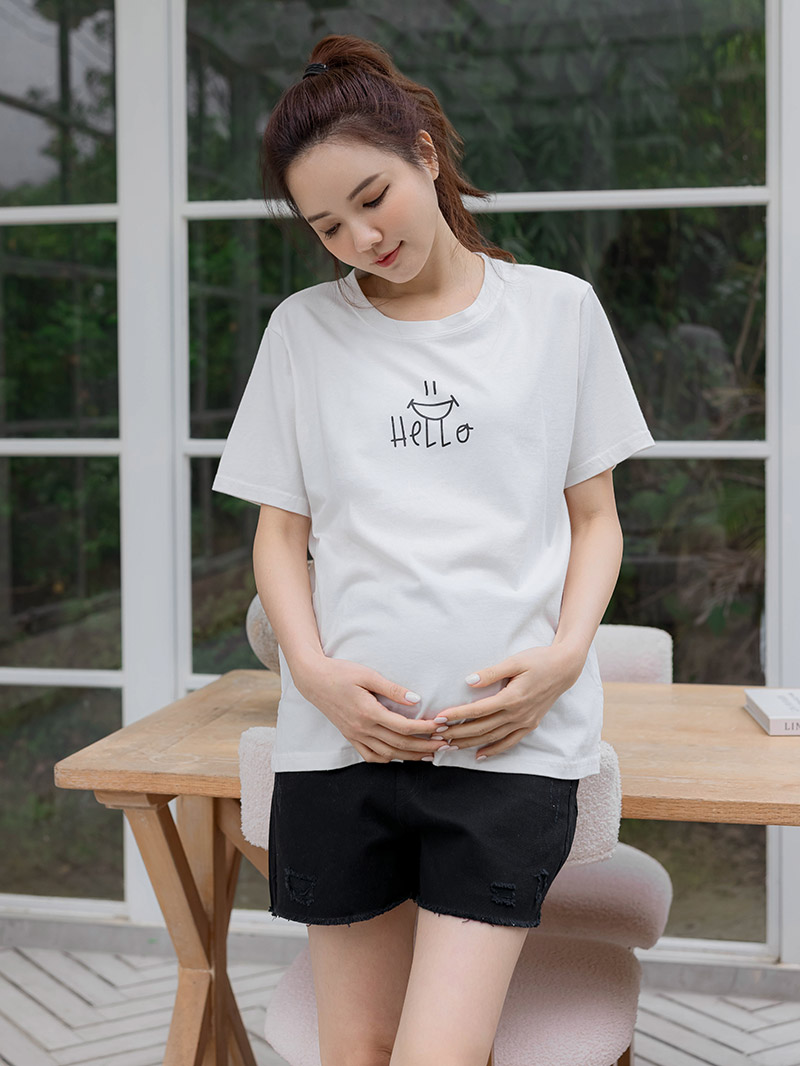 棠棠媽咪孕婦裝,微笑,韓國空運,輕薄,百搭推薦,孕婦首選,現貨供應