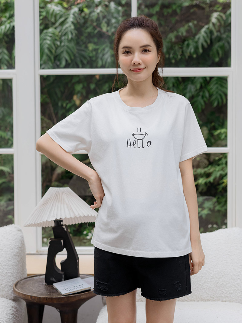 棠棠媽咪孕婦裝,微笑,韓國空運,輕薄,百搭推薦,孕婦首選,現貨供應