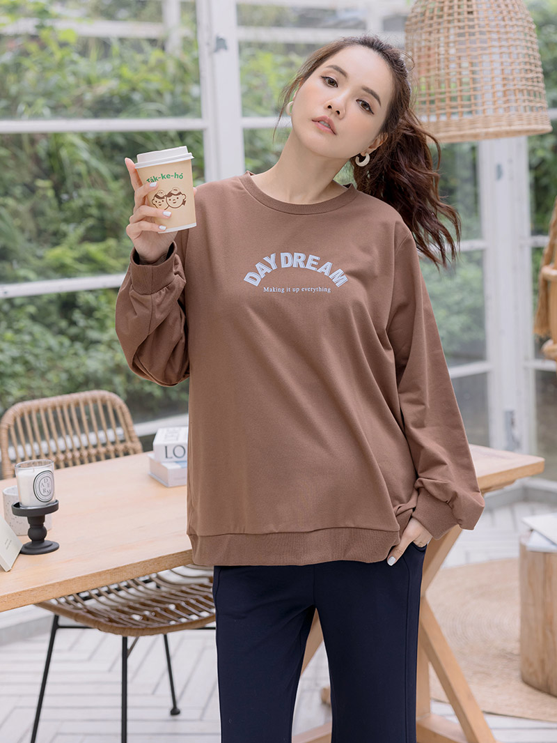 棠棠媽咪孕婦裝,大學T,上衣,百搭首選,孕婦穿搭,孕婦裝哪裡買