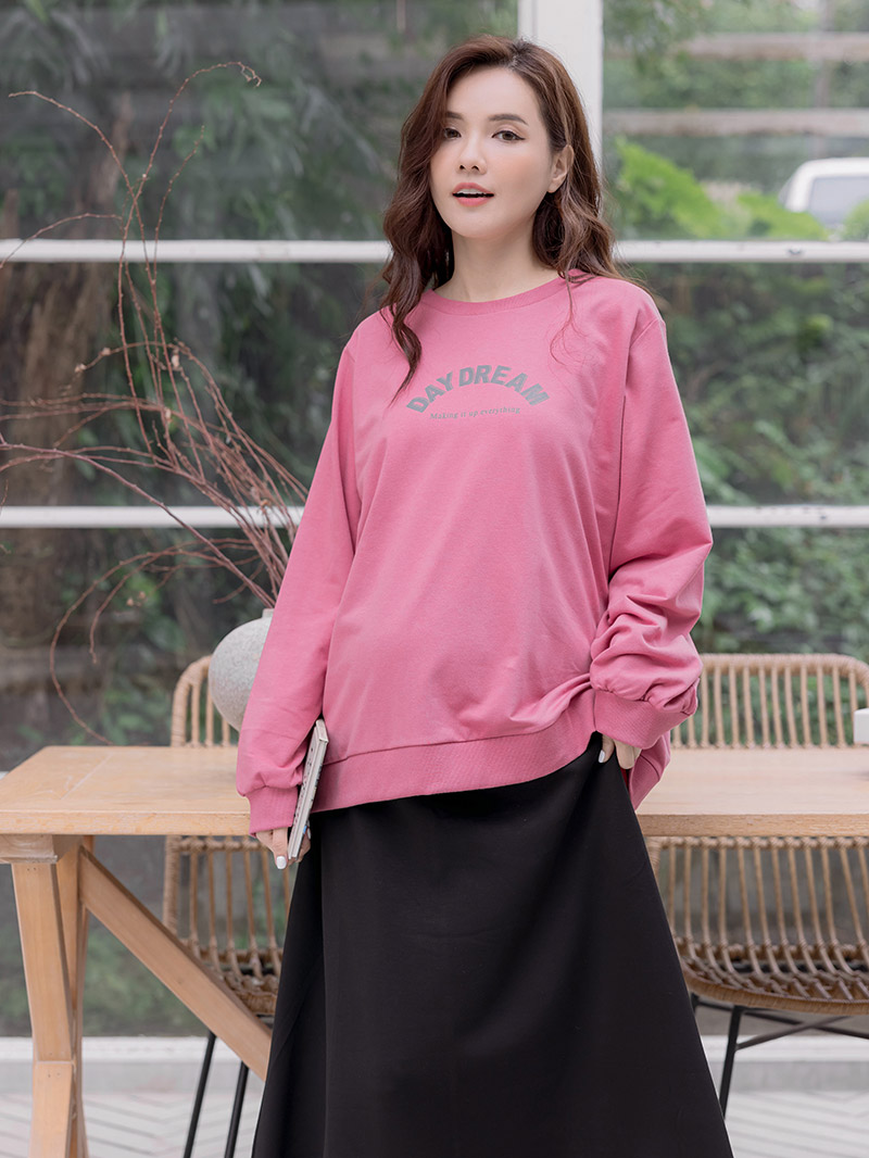 棠棠媽咪孕婦裝,大學T,上衣,百搭首選,孕婦穿搭,孕婦裝哪裡買