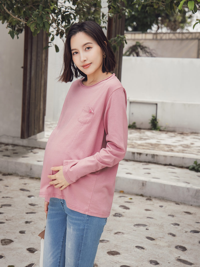 棠棠媽咪孕婦裝,韓國空運,棉,純色,孕婦穿搭,孕婦裝哪裡買