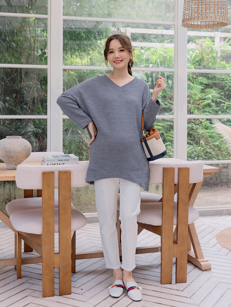 棠棠媽咪孕婦裝,針織,秋季新品,質感穿搭,新手媽咪,懷孕穿搭